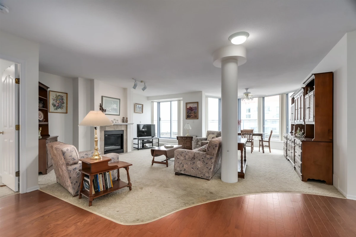 Living Room Photo of 2104 719 Princess Street, New Westminster, BC