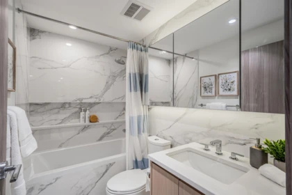 Powder Room Photo of 883 8671 Hazelbridge Way, Richmond, BC