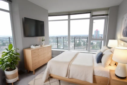 Primary Bedroom Photo of 2701 4900 Lennox Lane, Burnaby, BC
