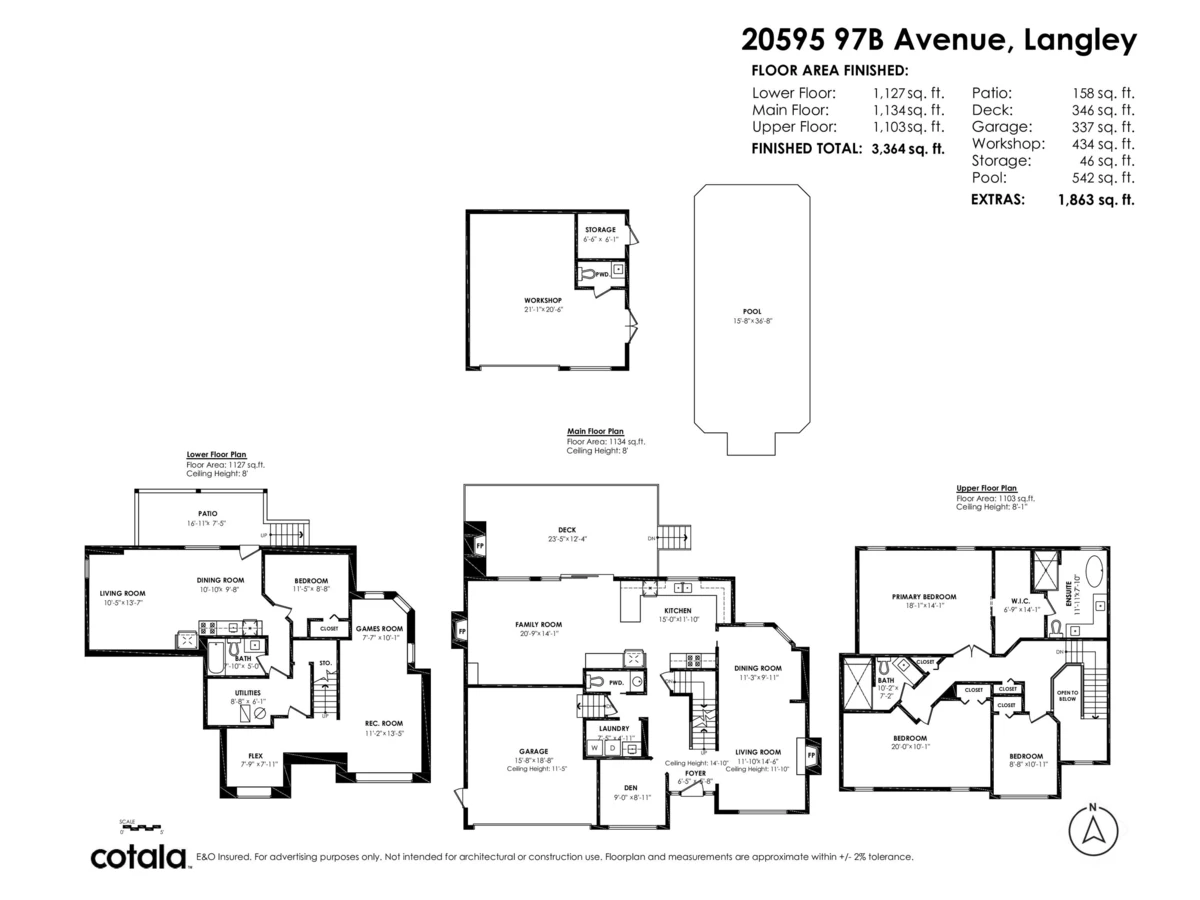 Family Room Photo of 20595 97b Avenue, Langley, BC