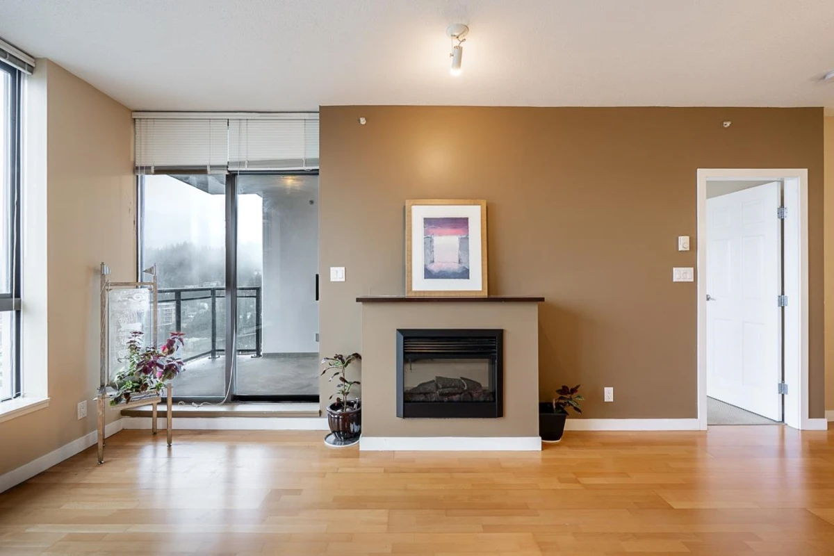 Living Room Photo of 1701 400 Capilano Road, Port Moody, BC