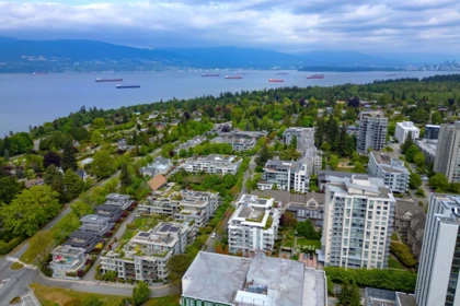 Aerial View of 604 6080 Iona Drive, Vancouver, BC