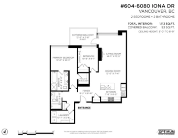 604 6080 Iona Drive, Vancouver, BC, Vancouver — Apartment/Condo for sale