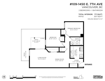 Office / Den Photo of 109 1450 E 7th Avenue, Vancouver, BC