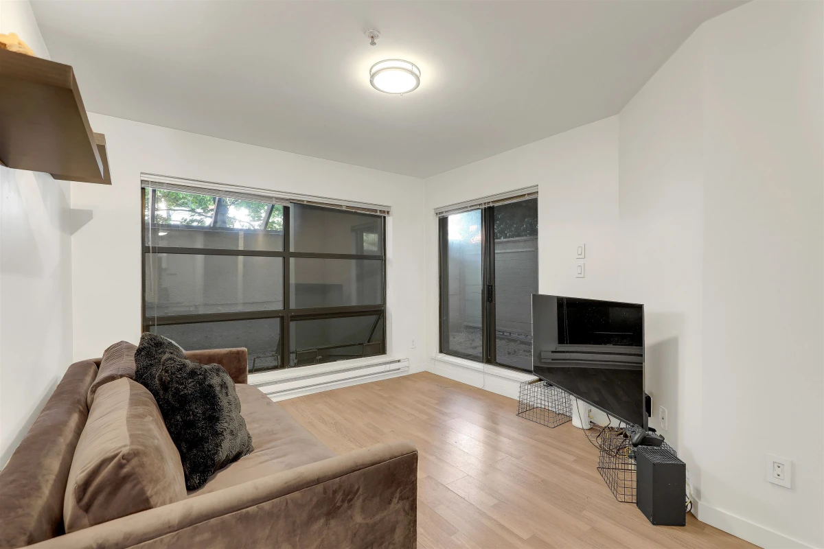 Family Room Photo of 208 1106 Pacific Street, Vancouver, BC