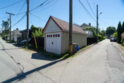 Aerial View of 219 E 38th Avenue, Vancouver, BC