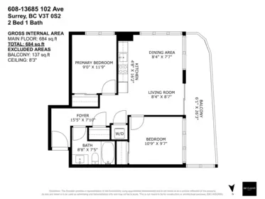 Outdoor Patio Photo of 608 13685 102 Avenue, Surrey, BC