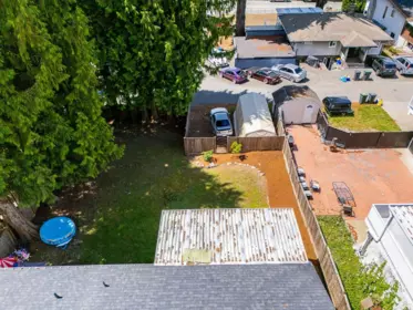 Aerial View of 716 Colinet Street, Coquitlam, BC