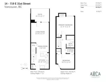 Entry Foyer Photo of 14 719 E 31st Avenue, Vancouver, BC