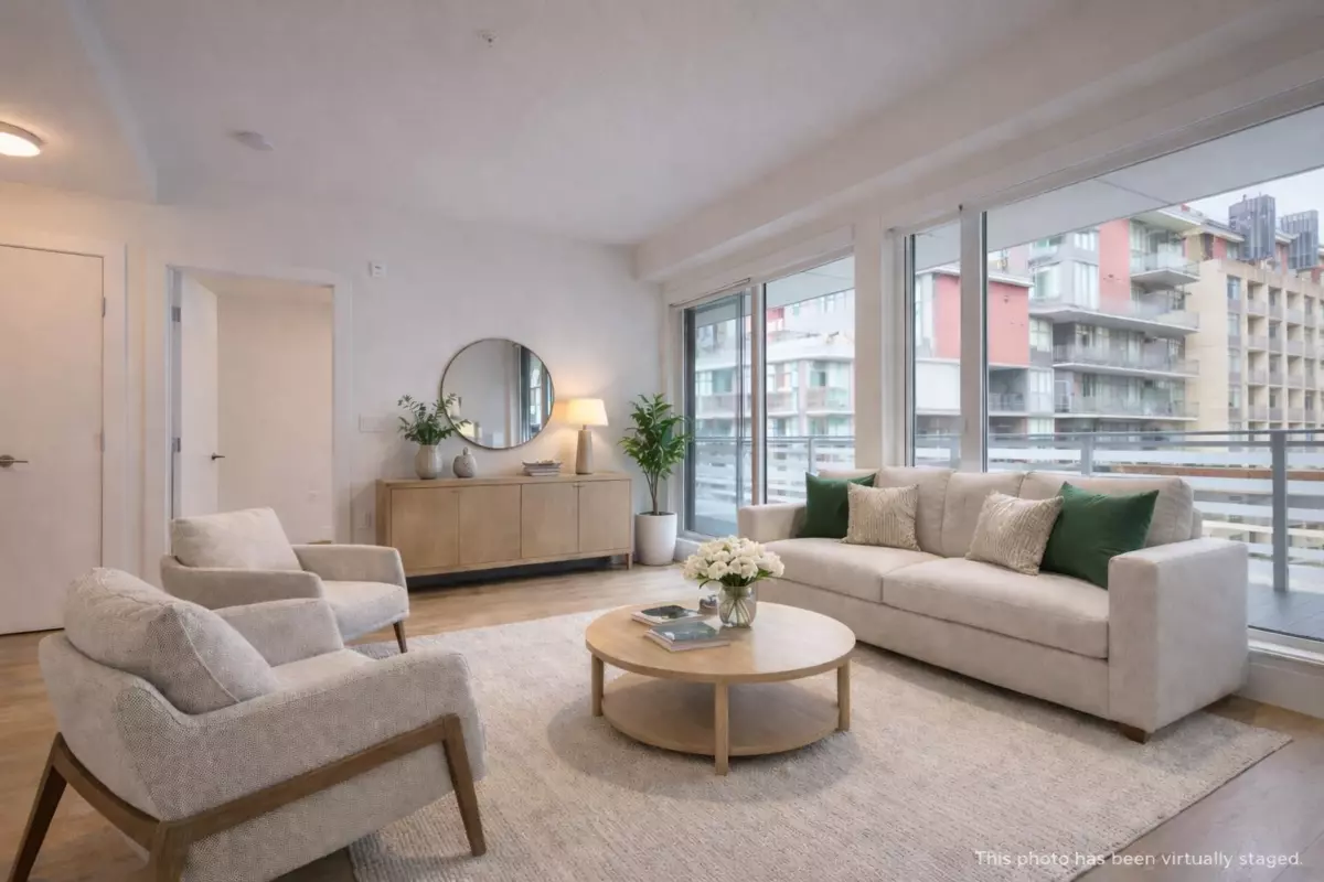 Living Room Photo of 607 3488 Sawmill Crescent, Vancouver, BC