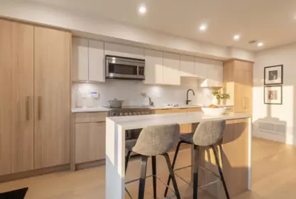 Kitchen Island Photo of 1 1937 Templeton Drive, Vancouver, BC