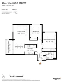Laundry Room Photo of 406 1816 Haro Street, Vancouver, BC