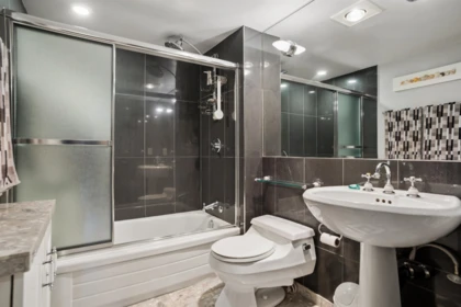 Primary Bathroom Photo of 406 1816 Haro Street, Vancouver, BC