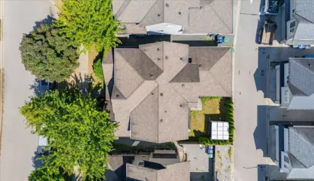 Aerial View of 7032 195a Street, Surrey, BC