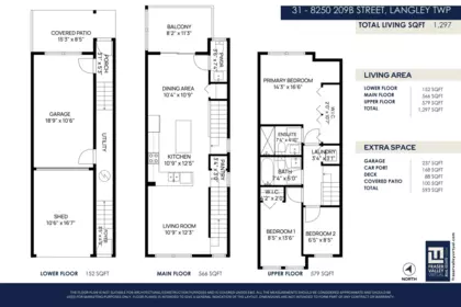 Entry Foyer Photo of 31 8250 209b Street, Langley, BC