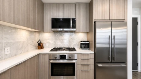 Kitchen Photo of 610 3289 Riverwalk Avenue, Vancouver, BC