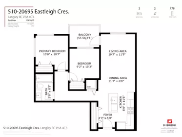 510 20695 Eastleigh Crescent, Langley, BC, Langley — Apartment/Condo for sale