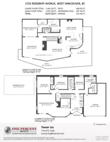 Street View Photo of 1725 Rosebery Avenue, West Vancouver, BC