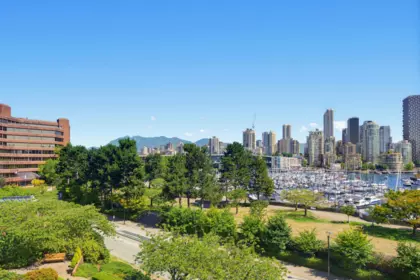 Outdoor Patio Photo of 304 1490 Pennyfarthing Drive, Vancouver, BC