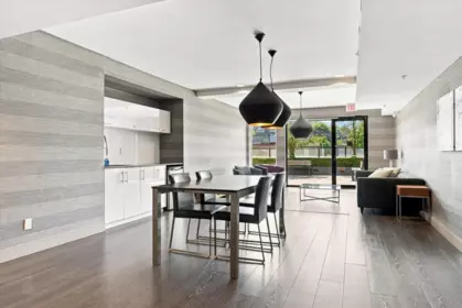 Aerial View of 323 1588 E Hastings Street, Vancouver, BC