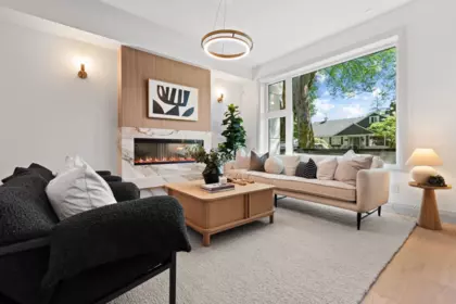 Family Room Photo of 3 1491 Devonshire Crescent, Vancouver, BC