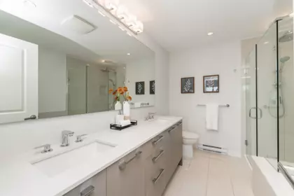 Guest Bathroom Photo of 108 3500 Burke Village Promenade, Coquitlam, BC