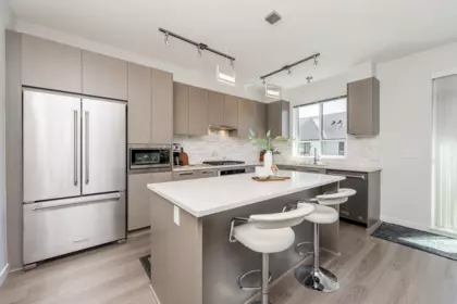 Kitchen Island Photo of 108 3500 Burke Village Promenade, Coquitlam, BC