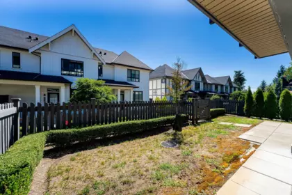 Outdoor Deck Photo of 108 3500 Burke Village Promenade, Coquitlam, BC