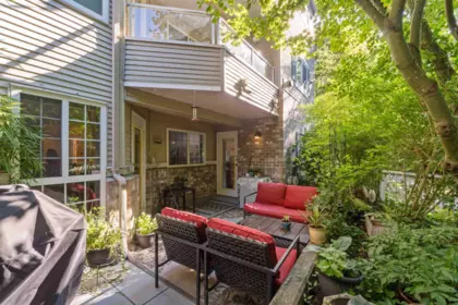 Backyard Photo of 105 16137 83 Avenue, Surrey, BC