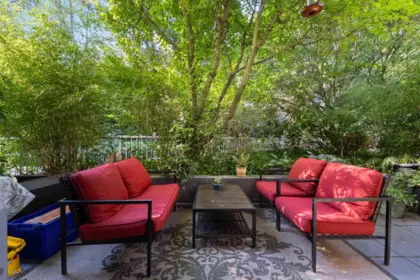 Outdoor Deck Photo of 105 16137 83 Avenue, Surrey, BC