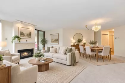 Living Room Photo of 603 6188 Patterson Avenue, Burnaby, BC