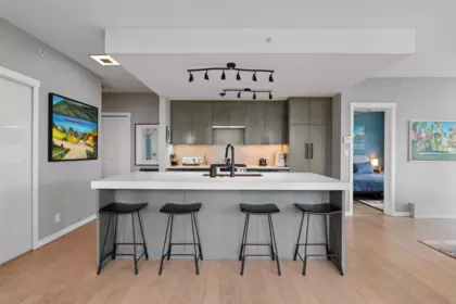 Family Room Photo of 308 135 W 2nd Street, North Vancouver, BC