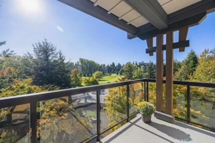 Outdoor Deck Photo of 311 5099 Springs Boulevard, Delta, BC