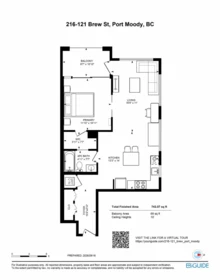 Aerial View of 216 121 Brew Street, Port Moody, BC