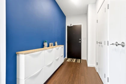 Basement Recreation Room Photo of 216 121 Brew Street, Port Moody, BC