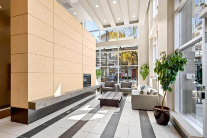 Entry Foyer Photo of 216 121 Brew Street, Port Moody, BC