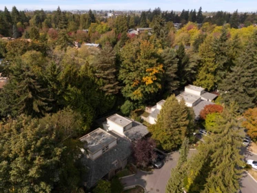 Aerial View of 7355 Celista Drive, Vancouver, BC