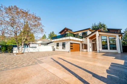 Aerial View of 9076 147 Street, Surrey, BC