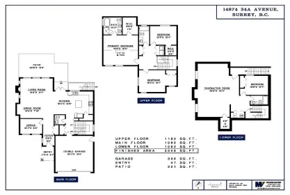 14874 34a Avenue, Surrey, BC, Surrey — Single Family Residence for sale