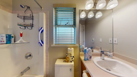 Powder Room Photo of 5619 Curtis Place, Sechelt, BC