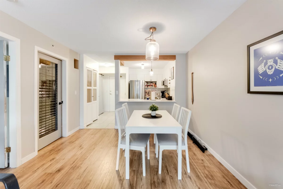 Dining Area Photo of 103 3608 Deercrest Drive, North Vancouver, BC