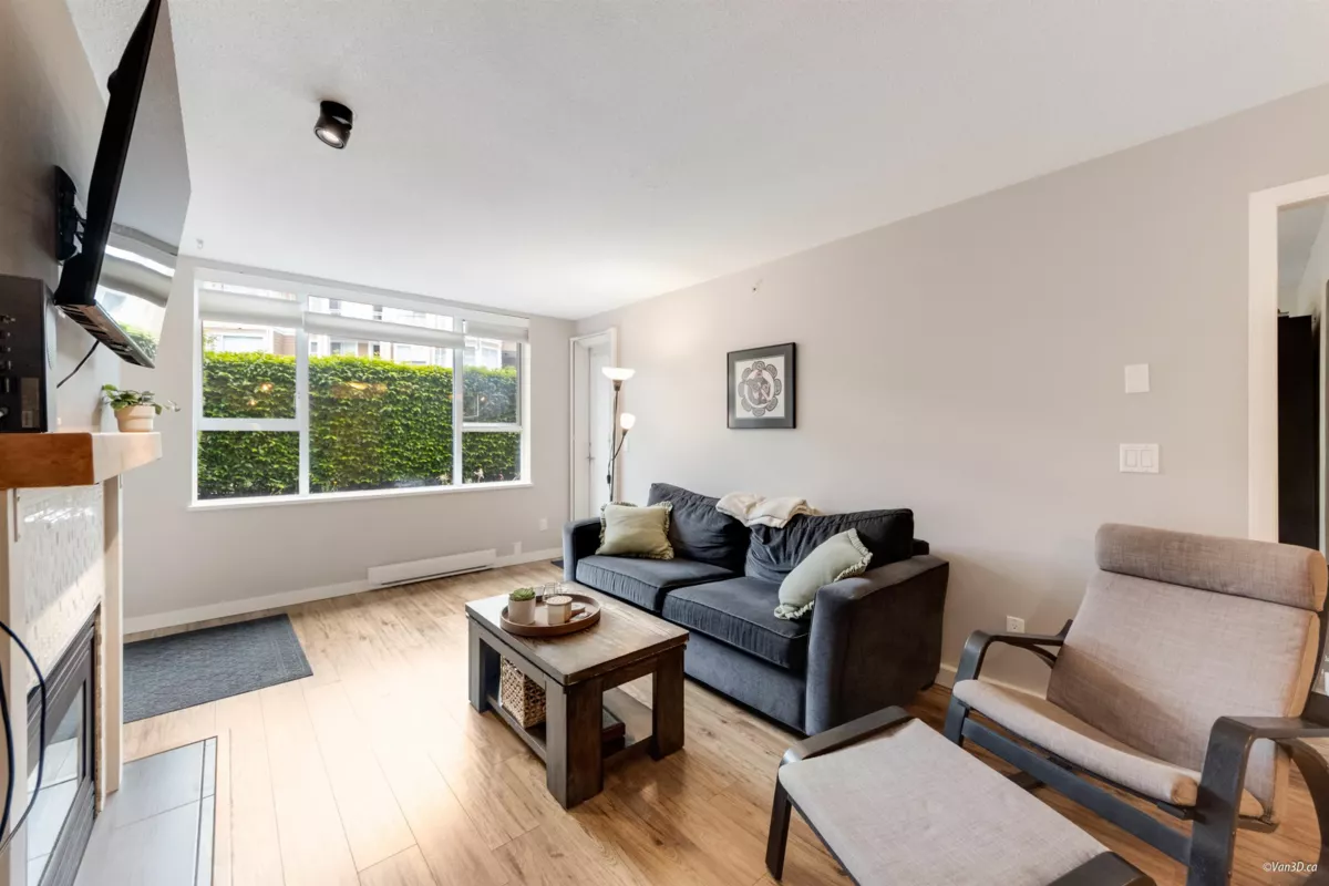 Living Room Photo of 103 3608 Deercrest Drive, North Vancouver, BC