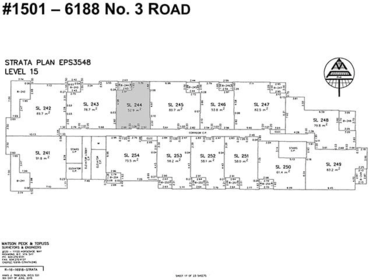 1505 6188 No. 3 Road, Richmond, BC, Richmond — Apartment/Condo for sale