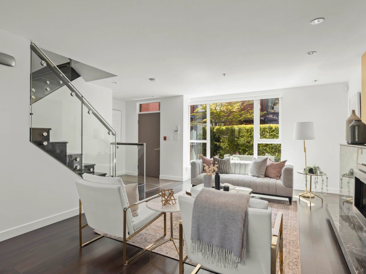 Living Room Photo of 215 1961 Collingwood Street, Vancouver, BC