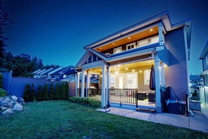 Aerial View of 3399 Derbyshire Avenue, Coquitlam, BC
