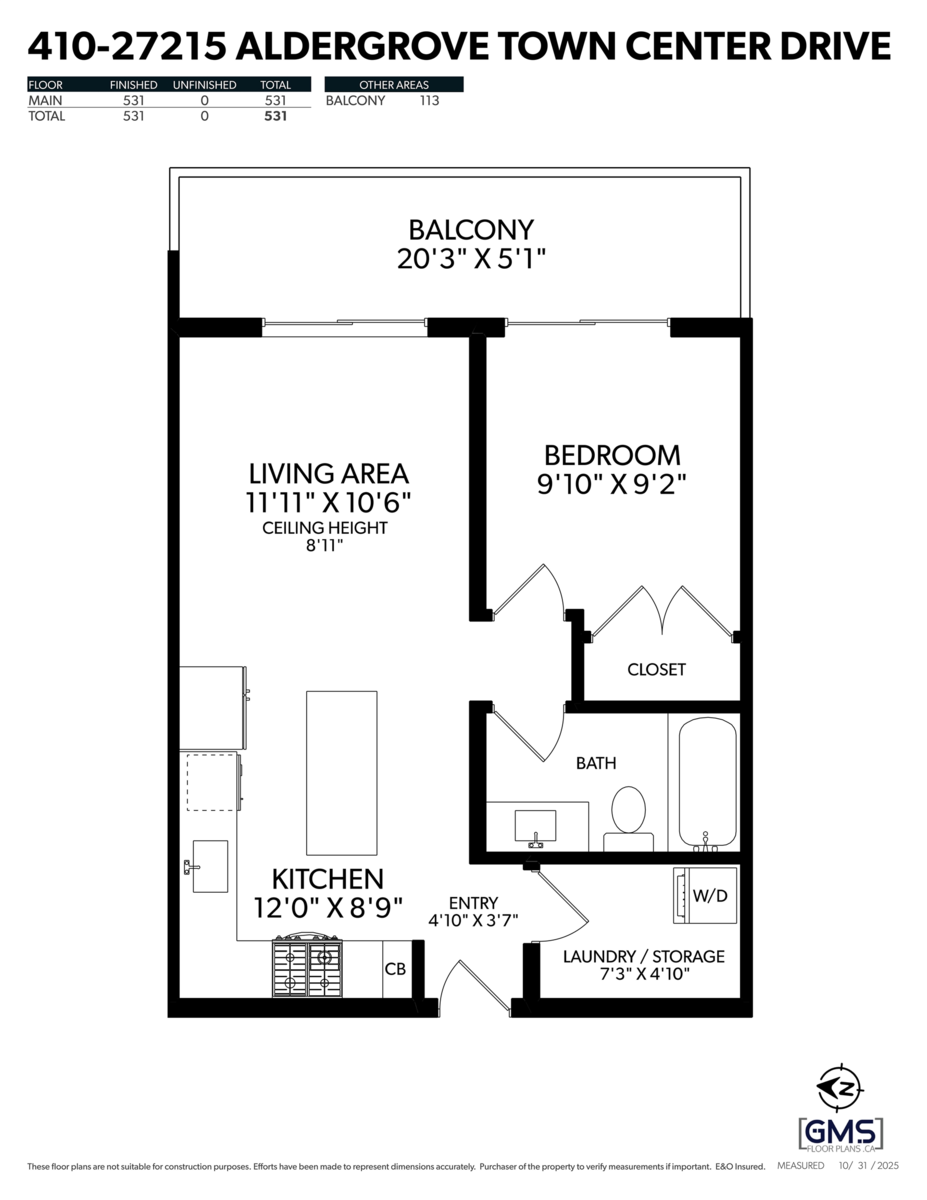 Outdoor Patio Photo of 410 27215 Aldergrove Town Centre Drive, Langley, BC