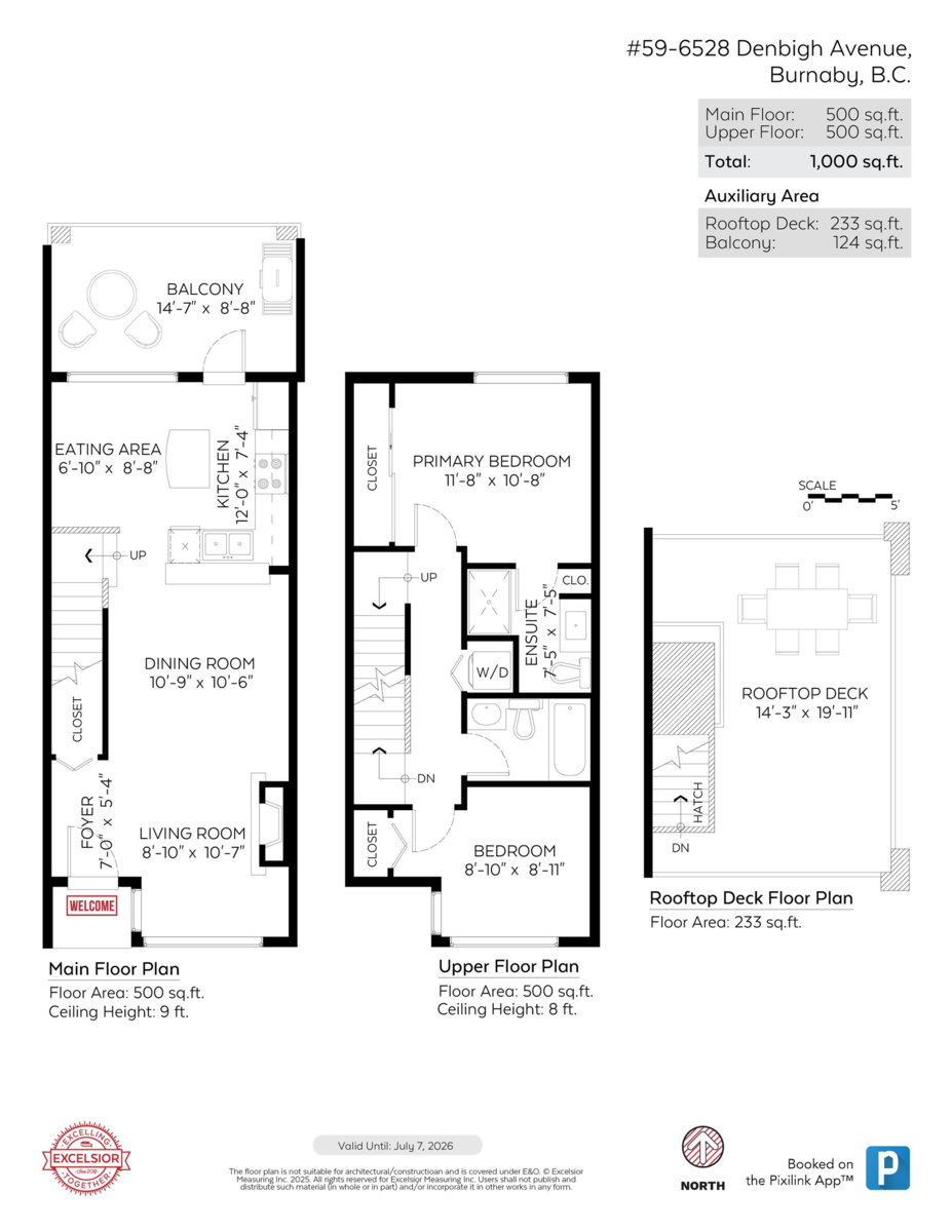Entry Foyer Photo of 59 6528 Denbigh Avenue, Burnaby, BC