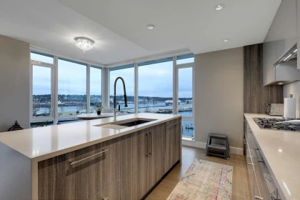 Kitchen Island Photo of 1108 210 Salter Street, New Westminster, BC