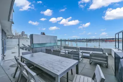 Outdoor Patio Photo of 1108 210 Salter Street, New Westminster, BC