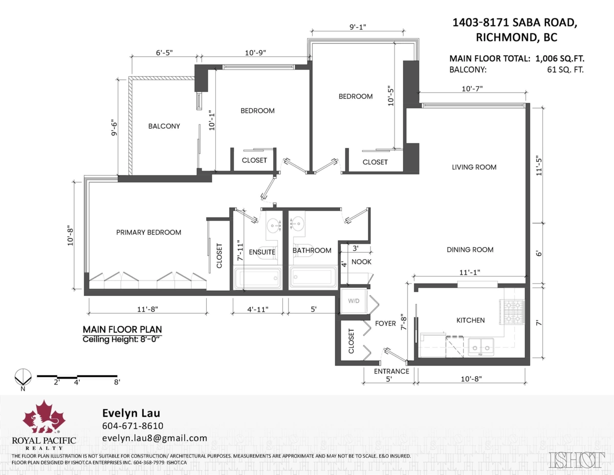 Family Room Photo of 1403 8171 Saba Road, Richmond, BC